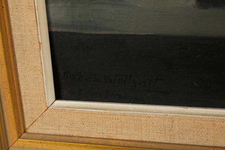 SIXTEN LUNDBOHM, oil on panel, signed.