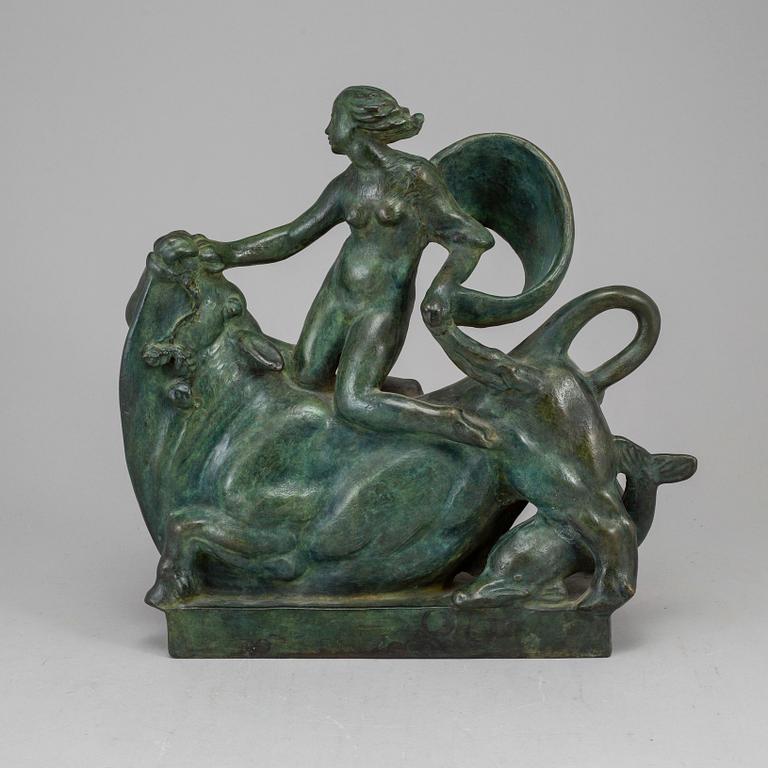 CARL MILLES, after, sculpture, bronze.