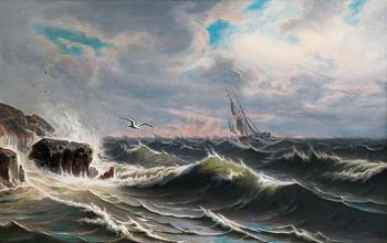 258. Johan Knutson, STORMY SEAS.