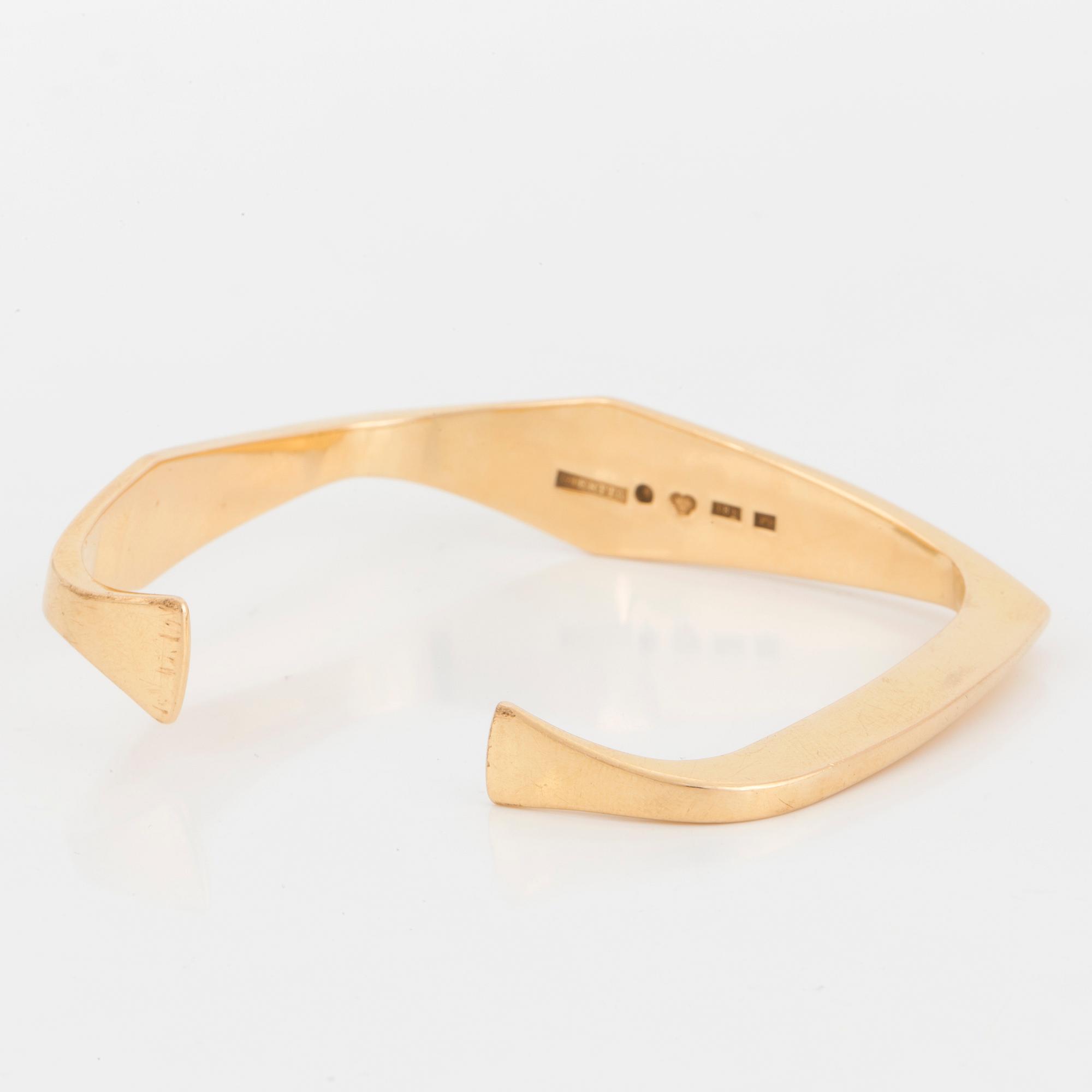 CLAËS E. GIERTTA, bracelet, 18K gold.