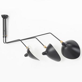 Serge Mouille, taklampa, "3 Rotating Arms", 2010-tal.