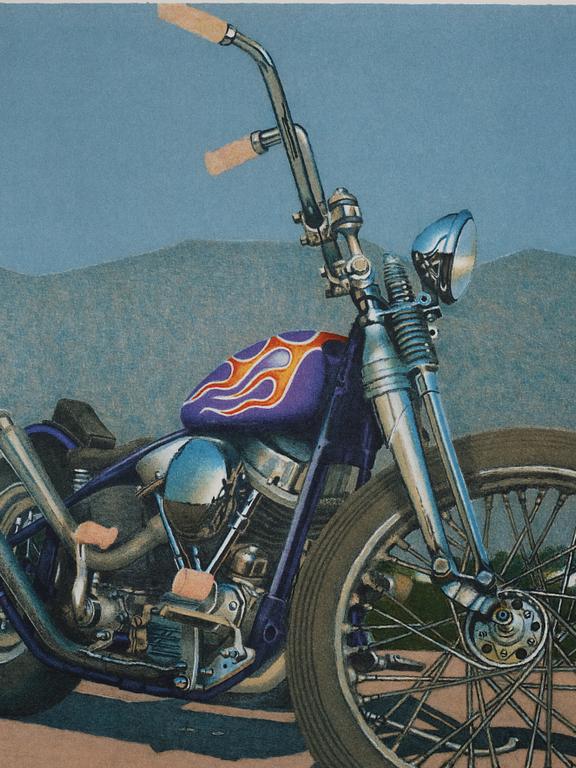 John-E Franzén, "Outlaw Chopper, Perris, California".