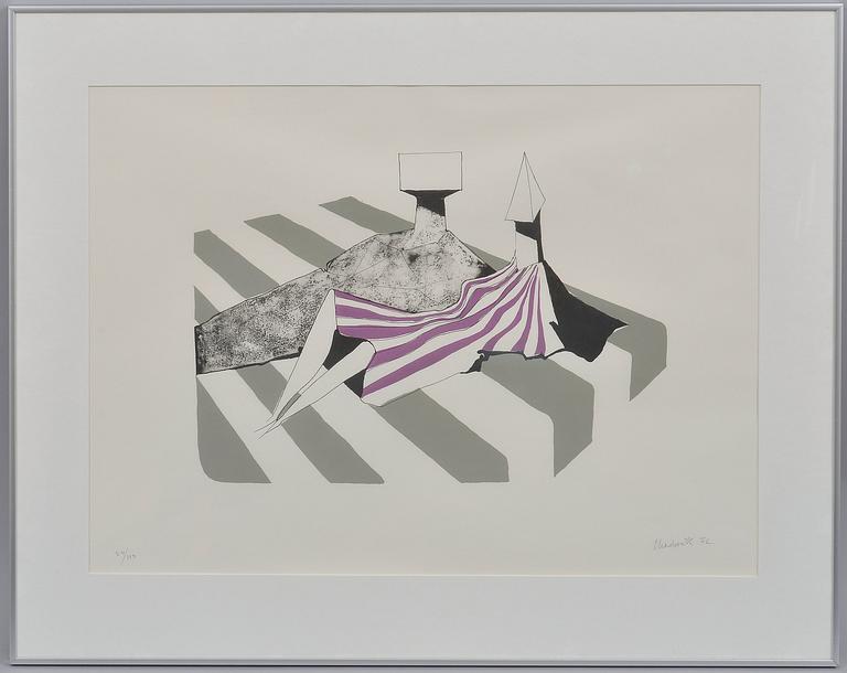 LYNN CHADWICK, litografi, signerad och daterad -72, numrerad 24/100.