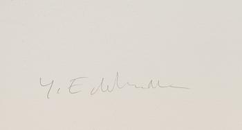 YRJÖ EDELMANN, färglitografi, signerad och numrerad 92/150.