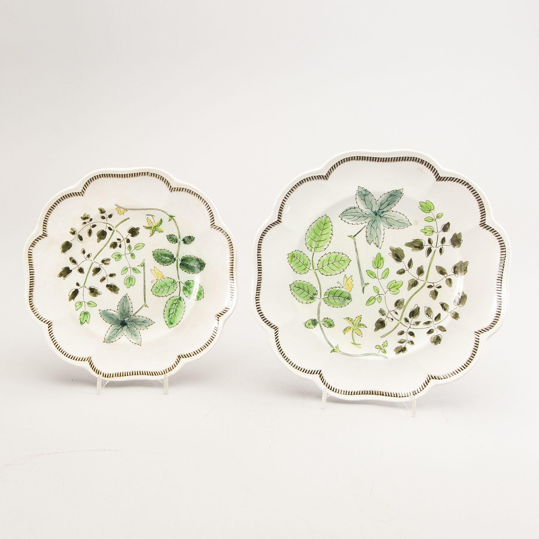 Arthur Percy, a 56-piece creamware dinner service 'Christina', Gefle.