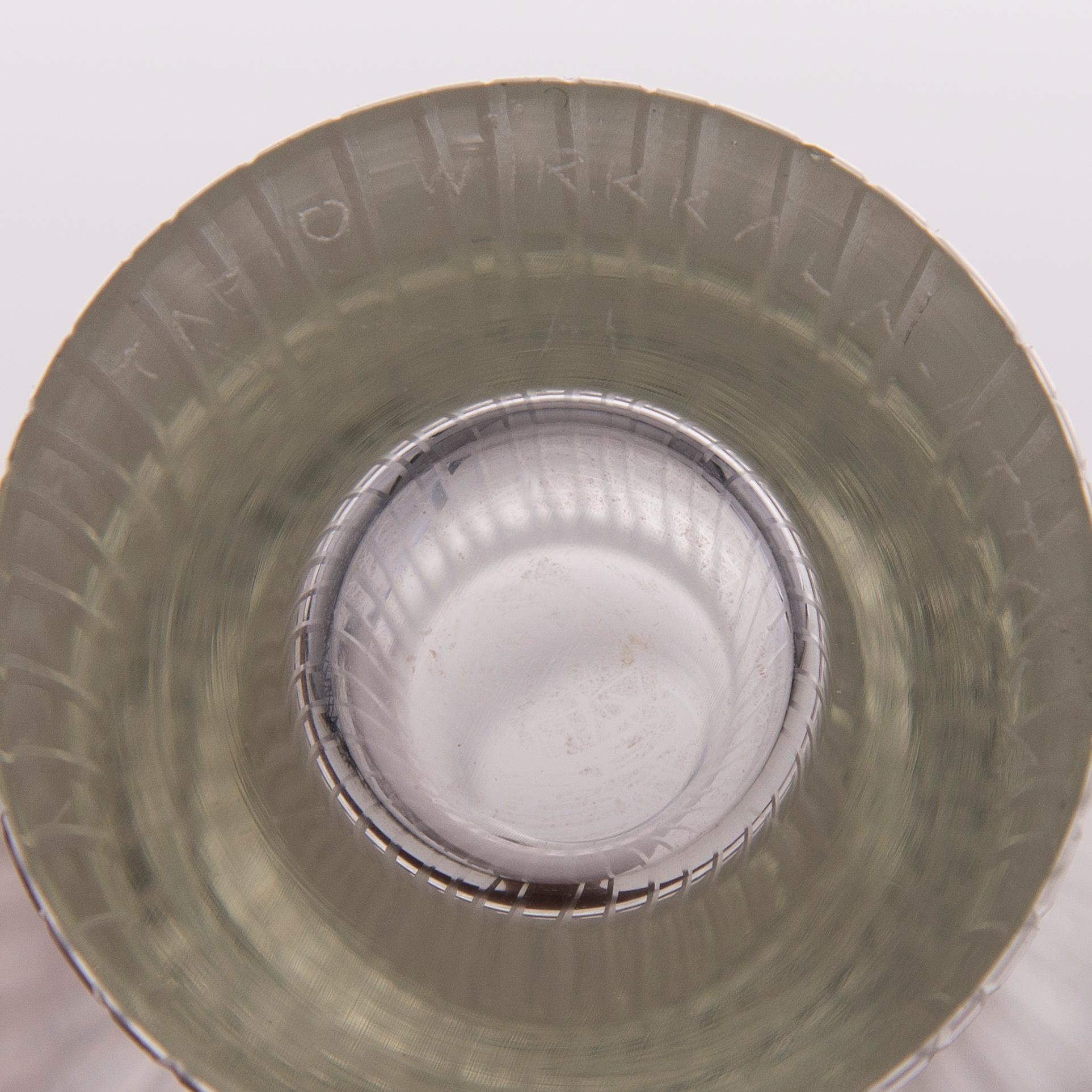 TAPIO WIRKKALA, VAS, glas, "Fölben", signerad Tapio Wirkkala, Iittala.