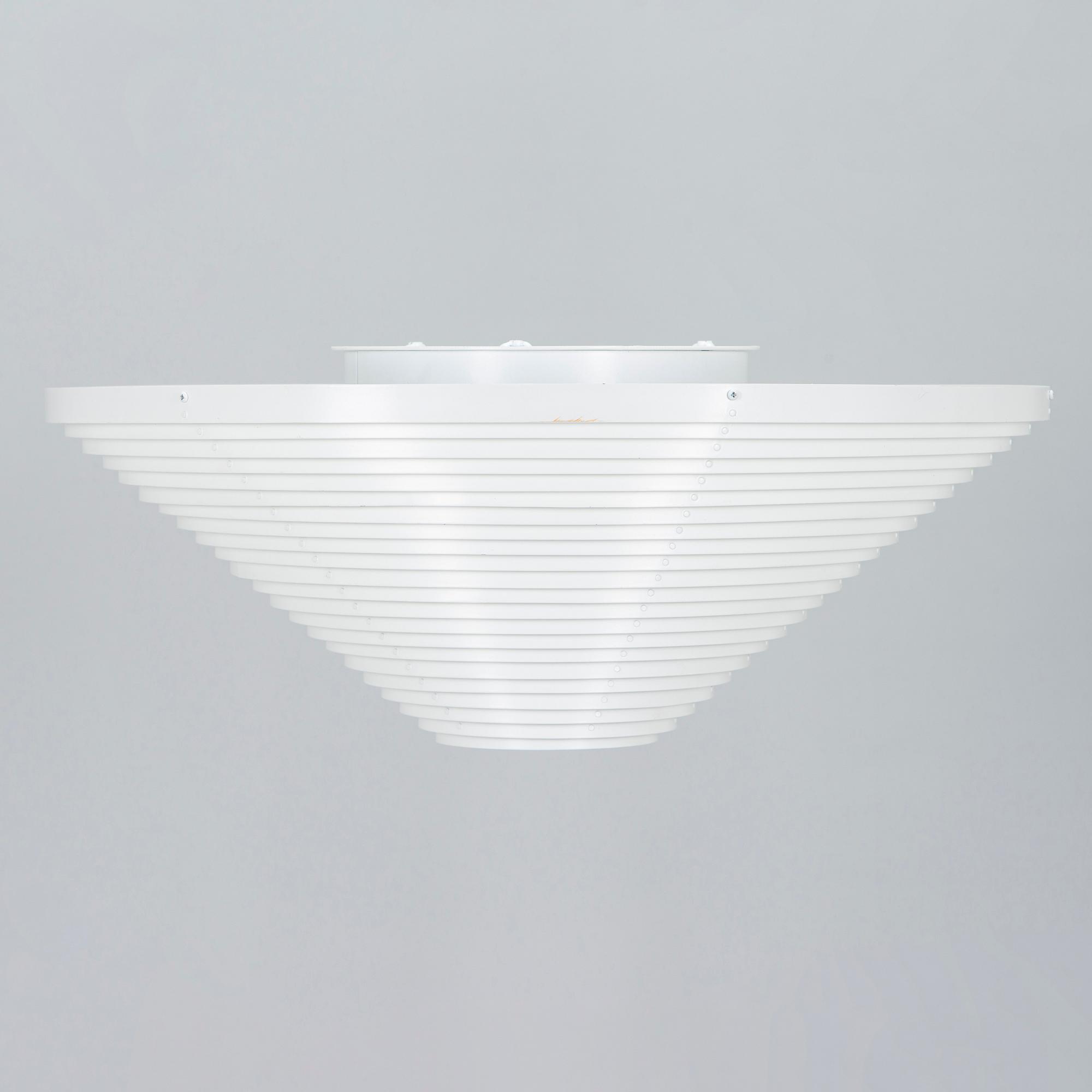 Alvar Aalto, taklampa, modell A622A, tillverkare Valaisinpaja Oy, 1900-talets slut.