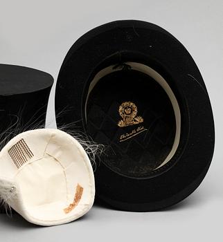 HÖG HATT, CHAPEAU CLAQUE samt DAMHATT, 1900-talets första hälft.