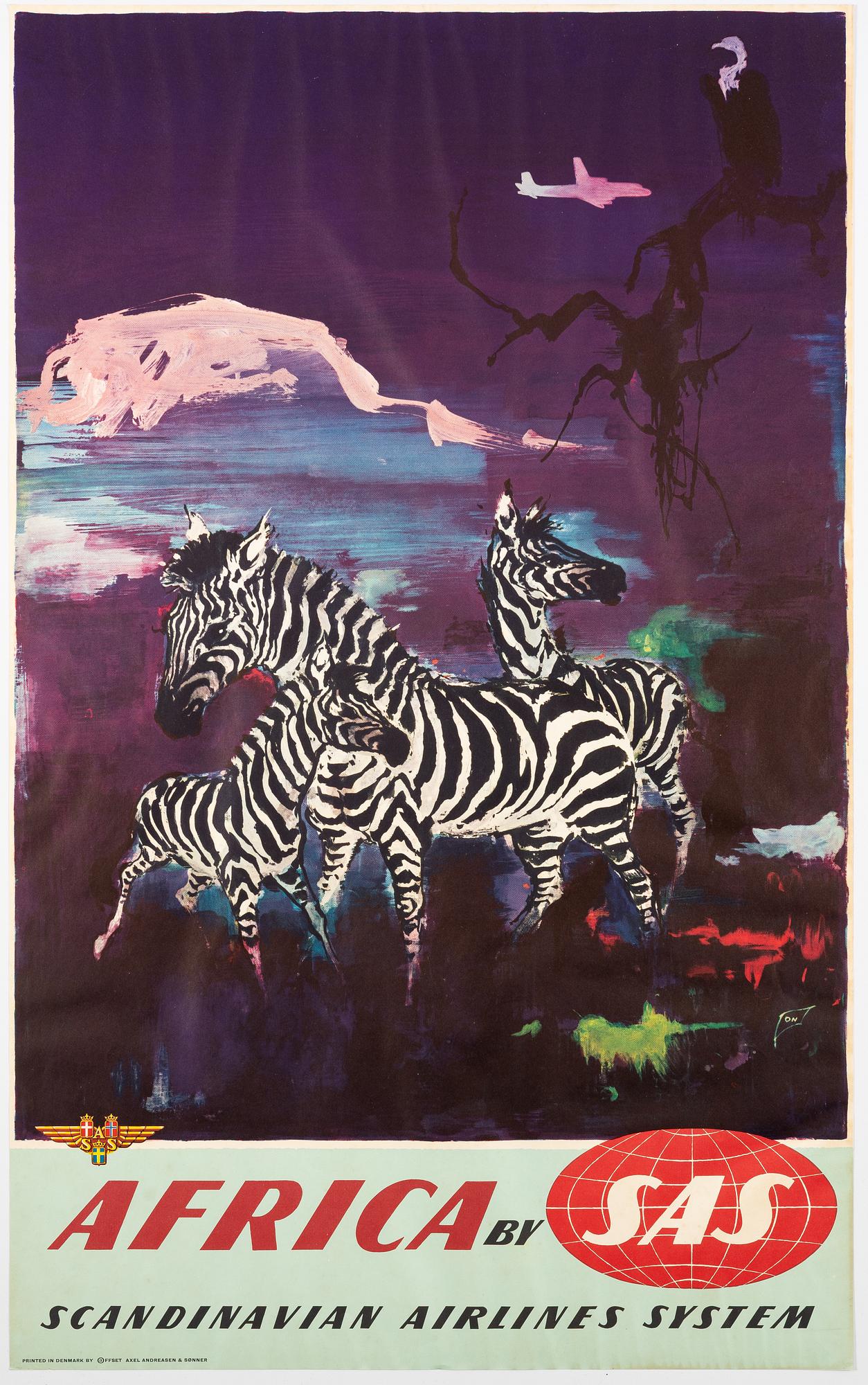 Otto Nielsen, affisch, "Africa by SAS".