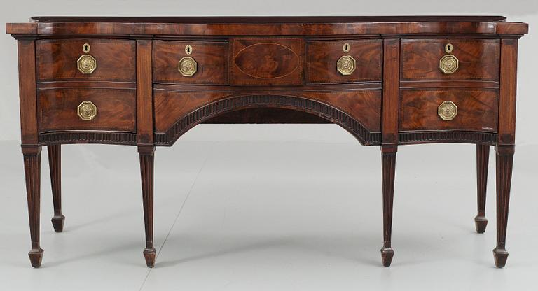 A 19th century regencystyle sideboard.