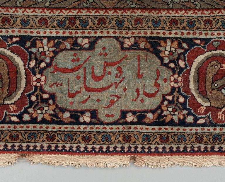 SEMI-ANTIQUE KESHAN so called Motachem. 209 x 137 cm.