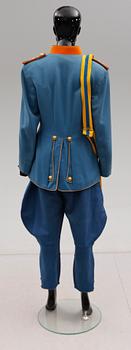 UNIFORM, 4 delar, Löjtnant, Kungl Norrlands Dragoner K8 sedan K4 , Sverige, 1800-/1900-tal.