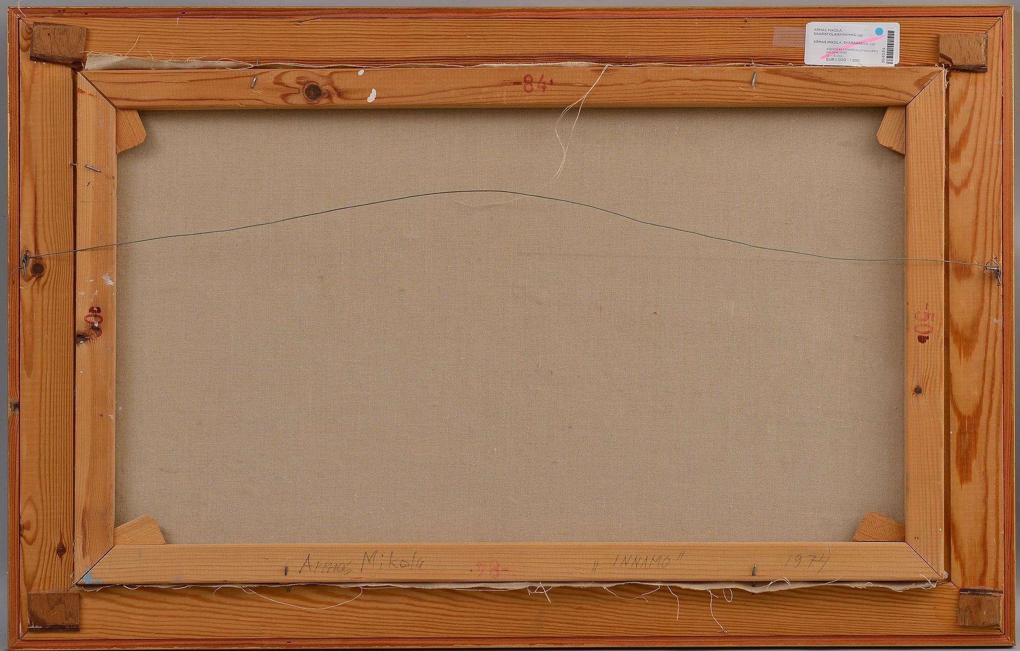 Armas Mikola, VIEW FROM THE ARCHIPELAGO.