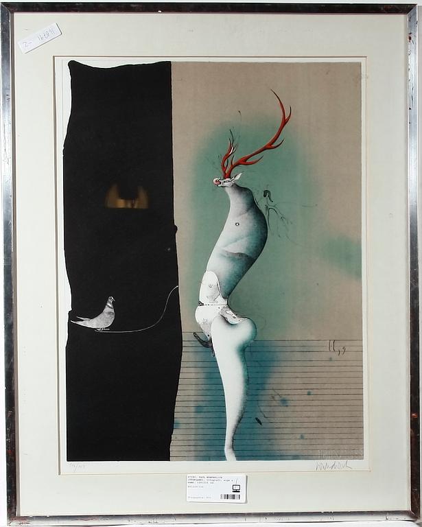 PAUL WUNDERLICH , litografi, sign o numr. 116/225.