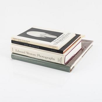 Edward Weston and Jan Groover, photo books, six volumes.