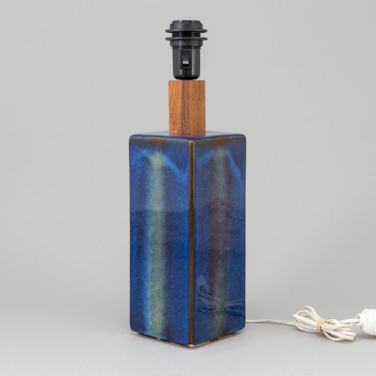 SÖHOLM STENTÖJ, bordslampa av stengods, Bornholm, Danmark 1970-tal.