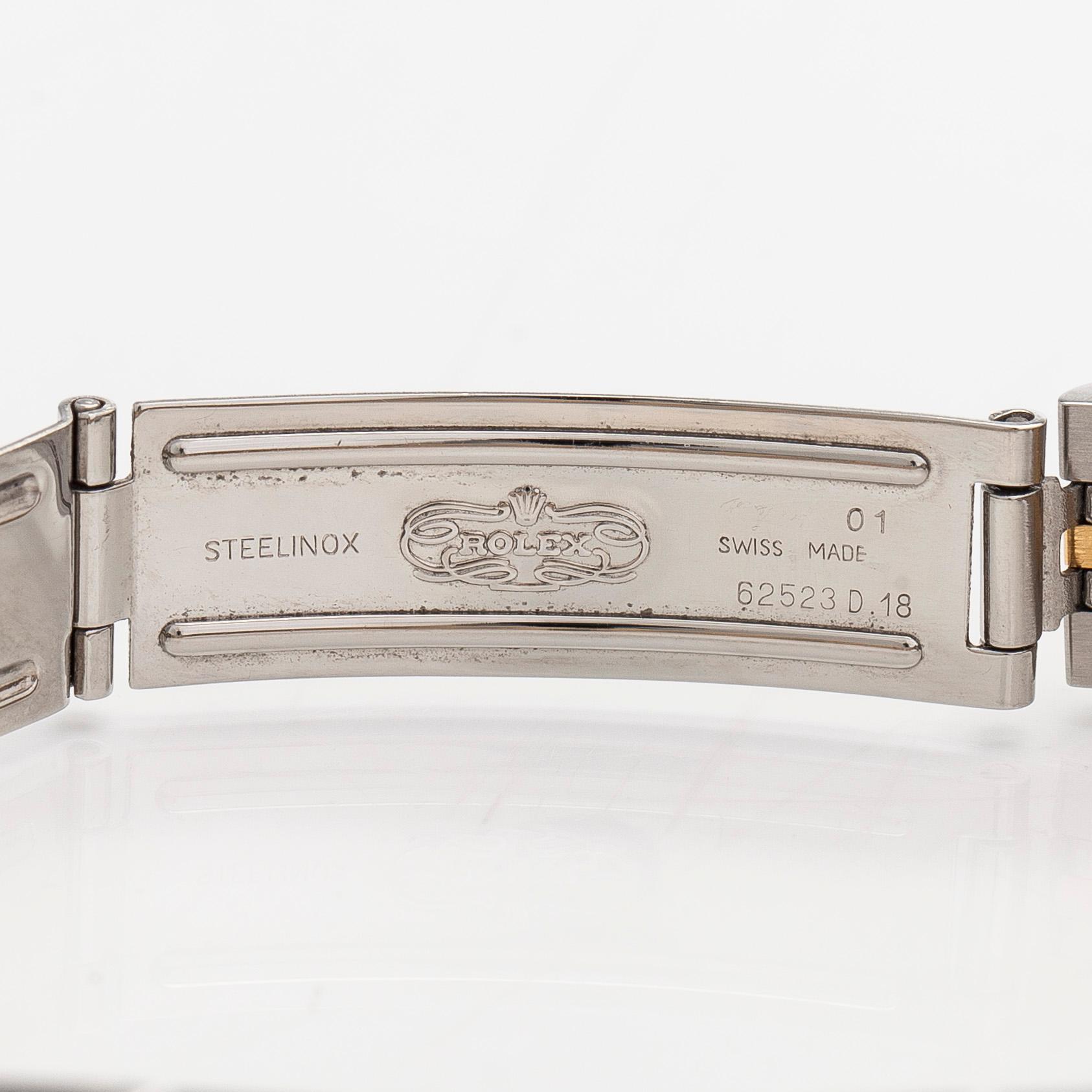 Rolex, Oyster Perpetual, Datejust, "Diamond Dial", rannekello, 26 mm.