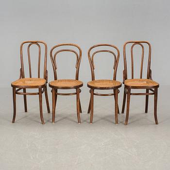 STOLAR, 4 st, bl a Thonet. 1900-talets första hälft.