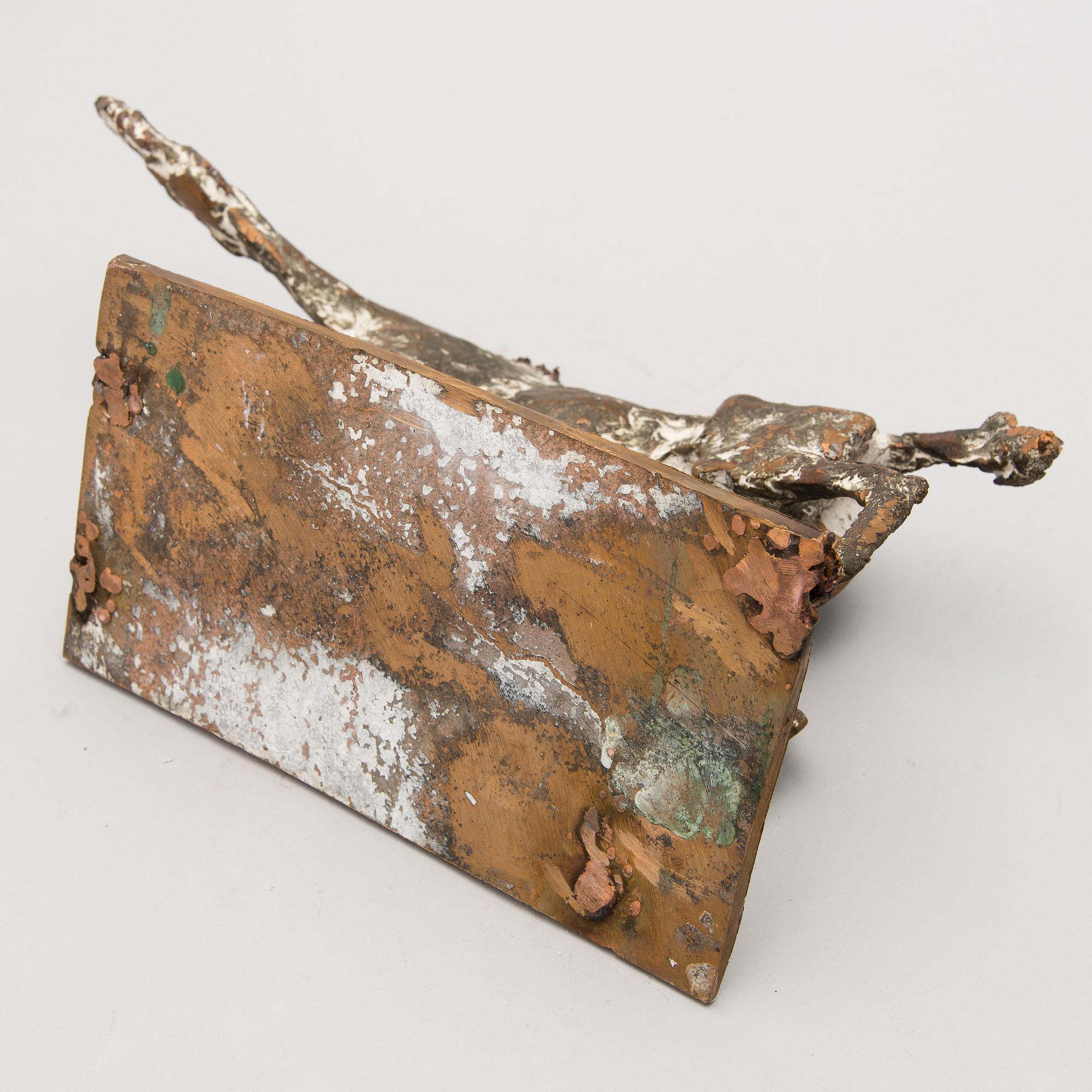 IRMA MELAJA, bronze, not signed.