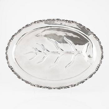 Stekfat, sterlingsilver, Mexiko, rokokostil.