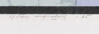 GÖRAN AUGUSTSON, serigraph, signed and numbered 44/100.