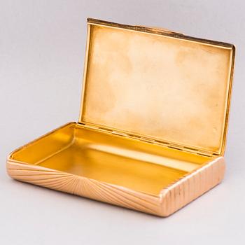 ETUI, 14K guld. E. Morozov, St Petersburg, tidigt 1900-tal.