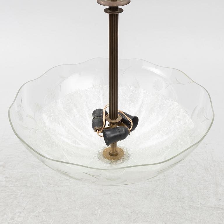 A ceiling lamp, Swedish Modern, second quarter of the 20th century.