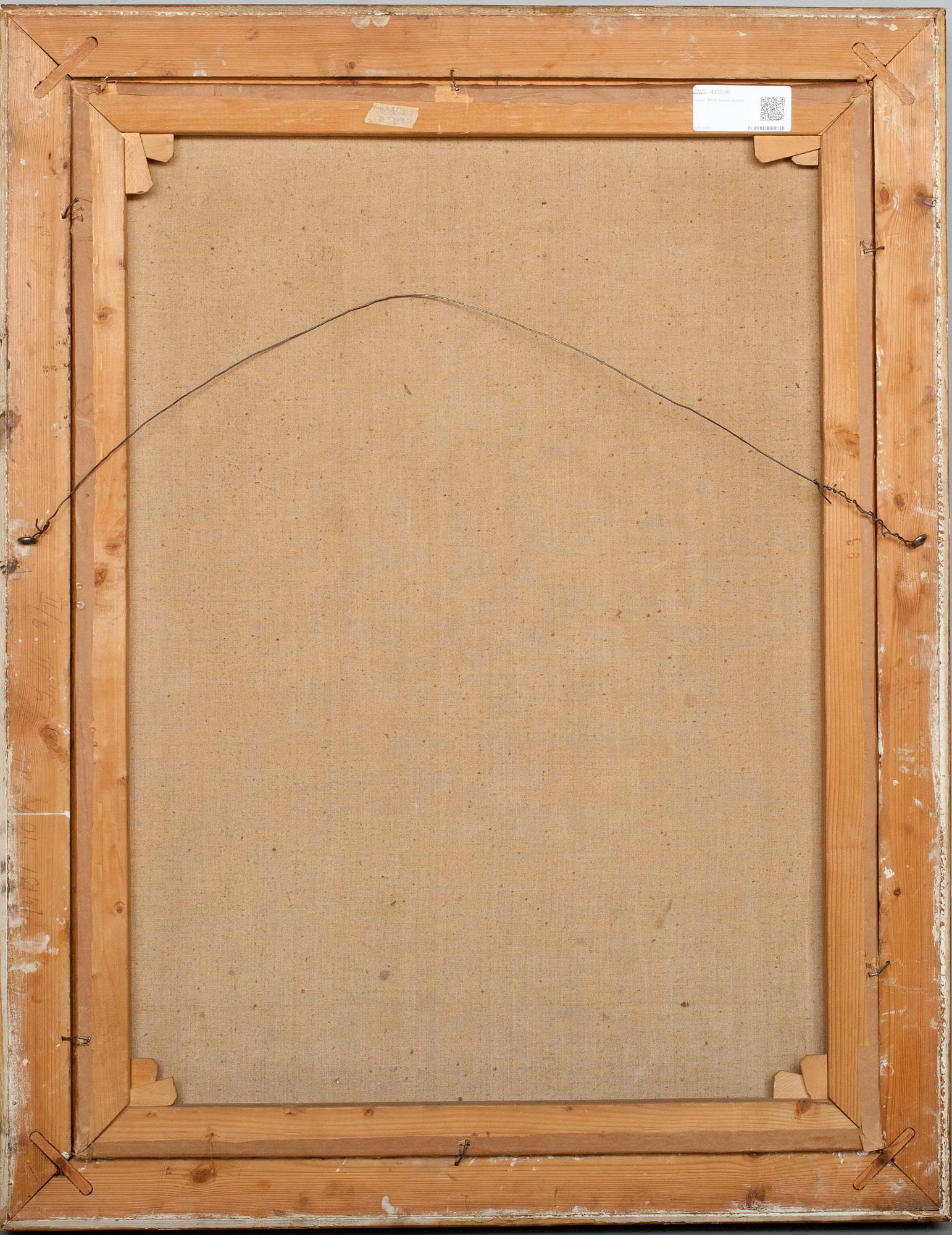 OKÄND KONSTNÄR, olja på duk, 1700/1800-tal.