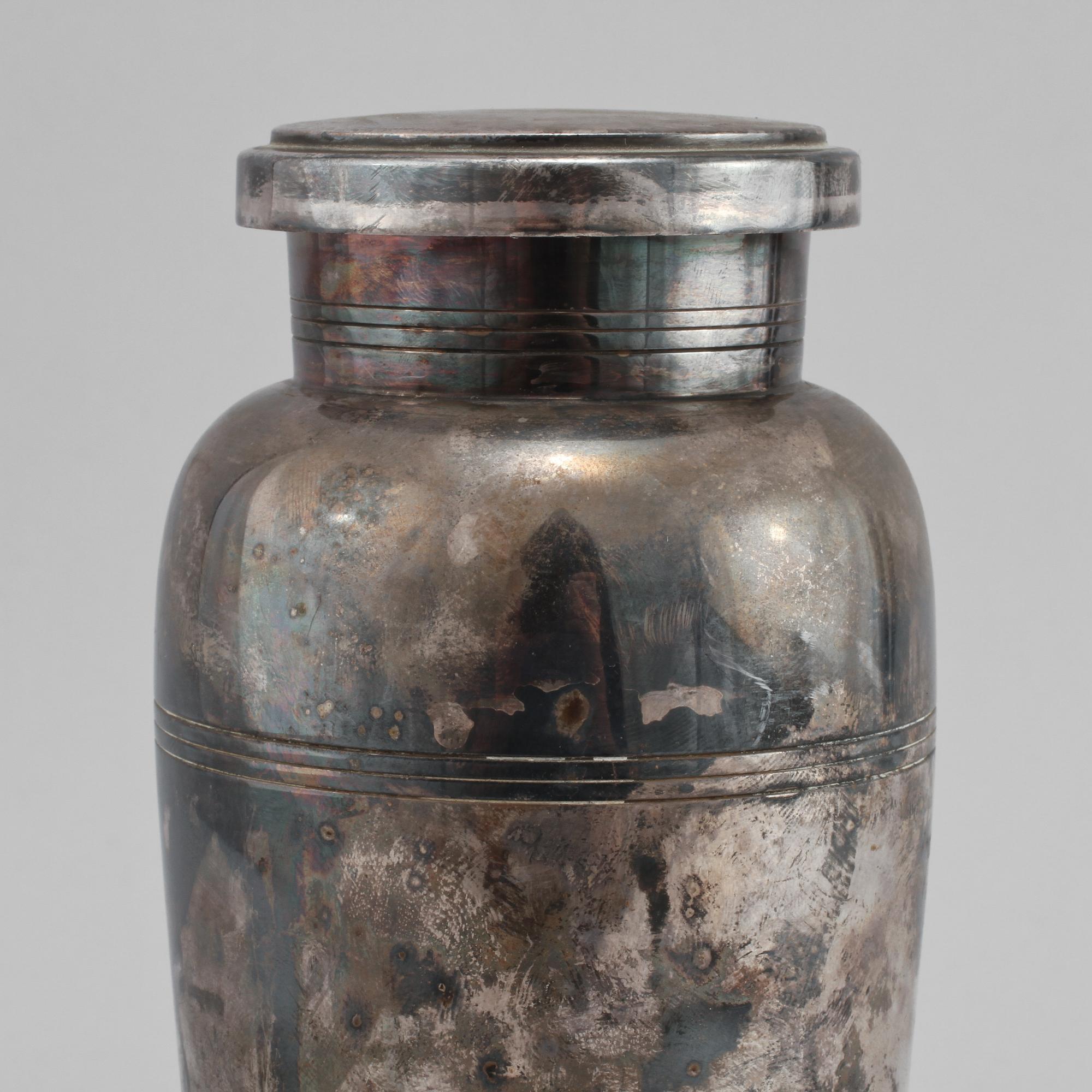 SHAKER, nysilver, 1900-tal.