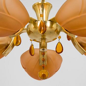 Paavo Tynell, taklampa modell 1469/5, Taito, 1930-tal.