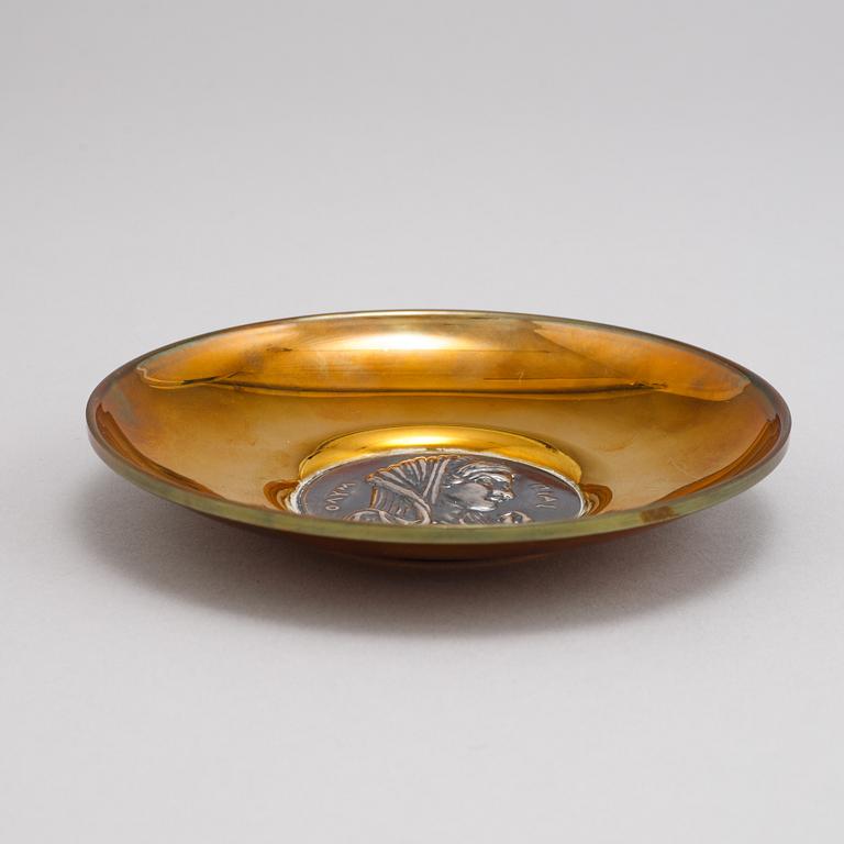 Five silver plates by Ilias Lalagounis, Greece.