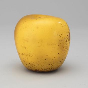 Hans Hedberg, A Hans Hedberg faience apple, Biot, France.