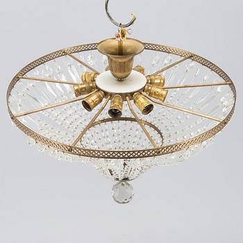 Chandelier, later half of the 20th century.