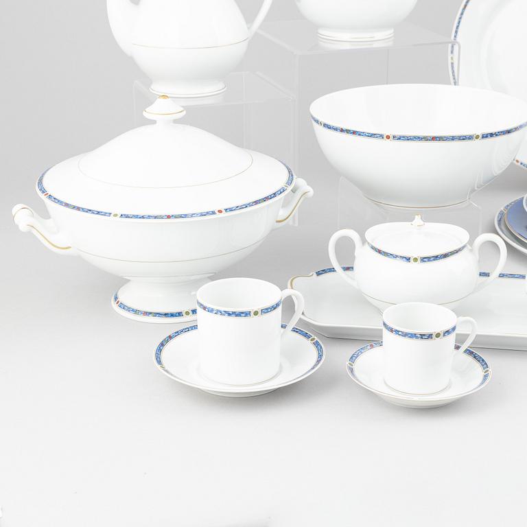 A 78 piece porcelin 'Châtelaine Bleu' dinner service, and 24 piece 'Lazuli, 'Haviland, Limoges, France.