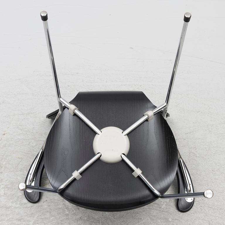 Arne Jacobsen, Armchairs, 4 pcs, "The Seven", Fritz Hansen, Denmark, 2006.