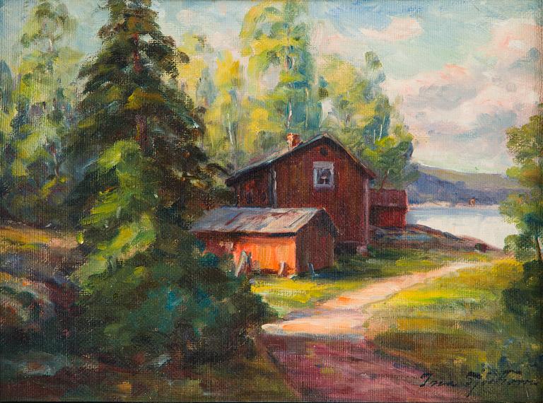 Ina Sjöström, House by the Shore.