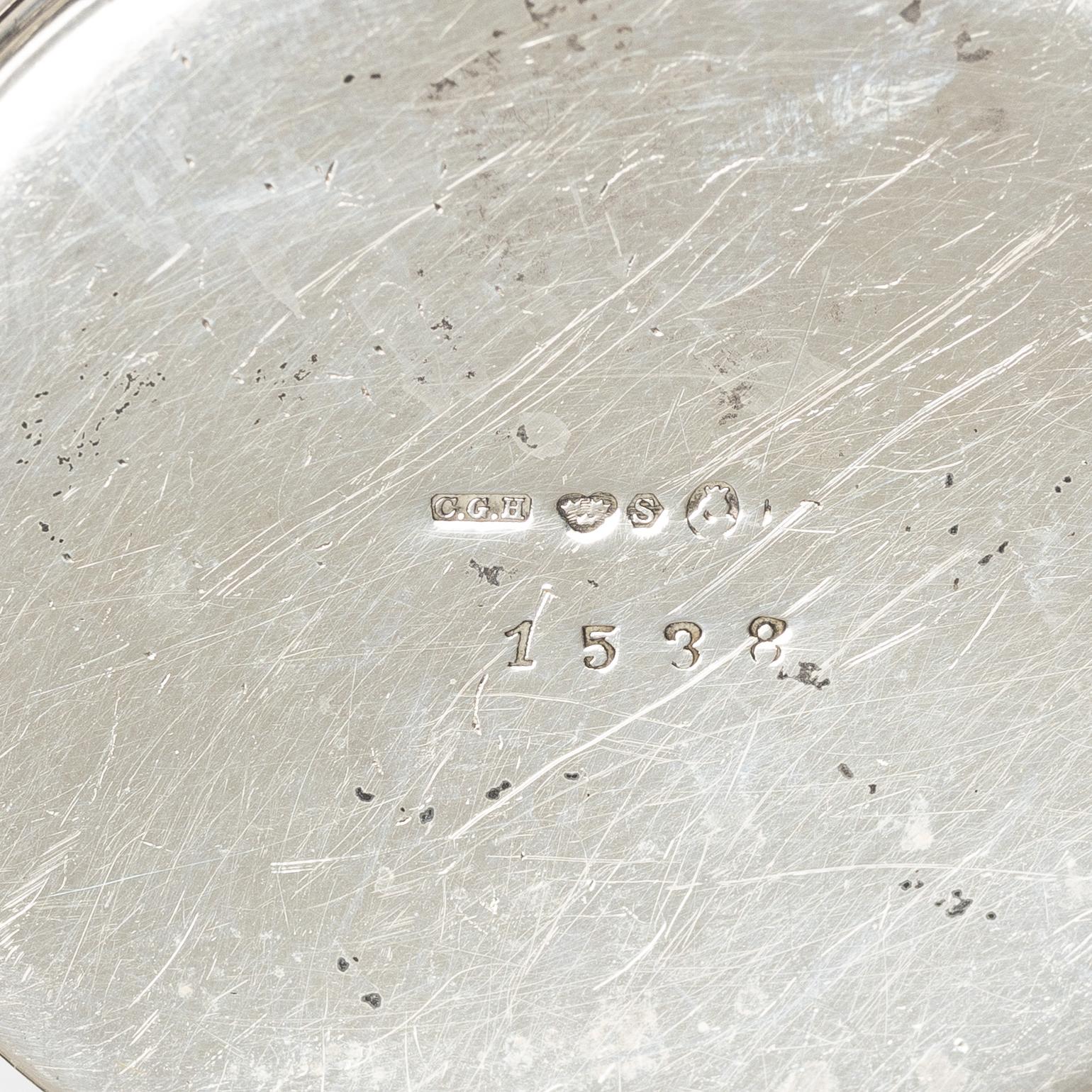Dosor, 2 st, samt bägare och kopp, silver.