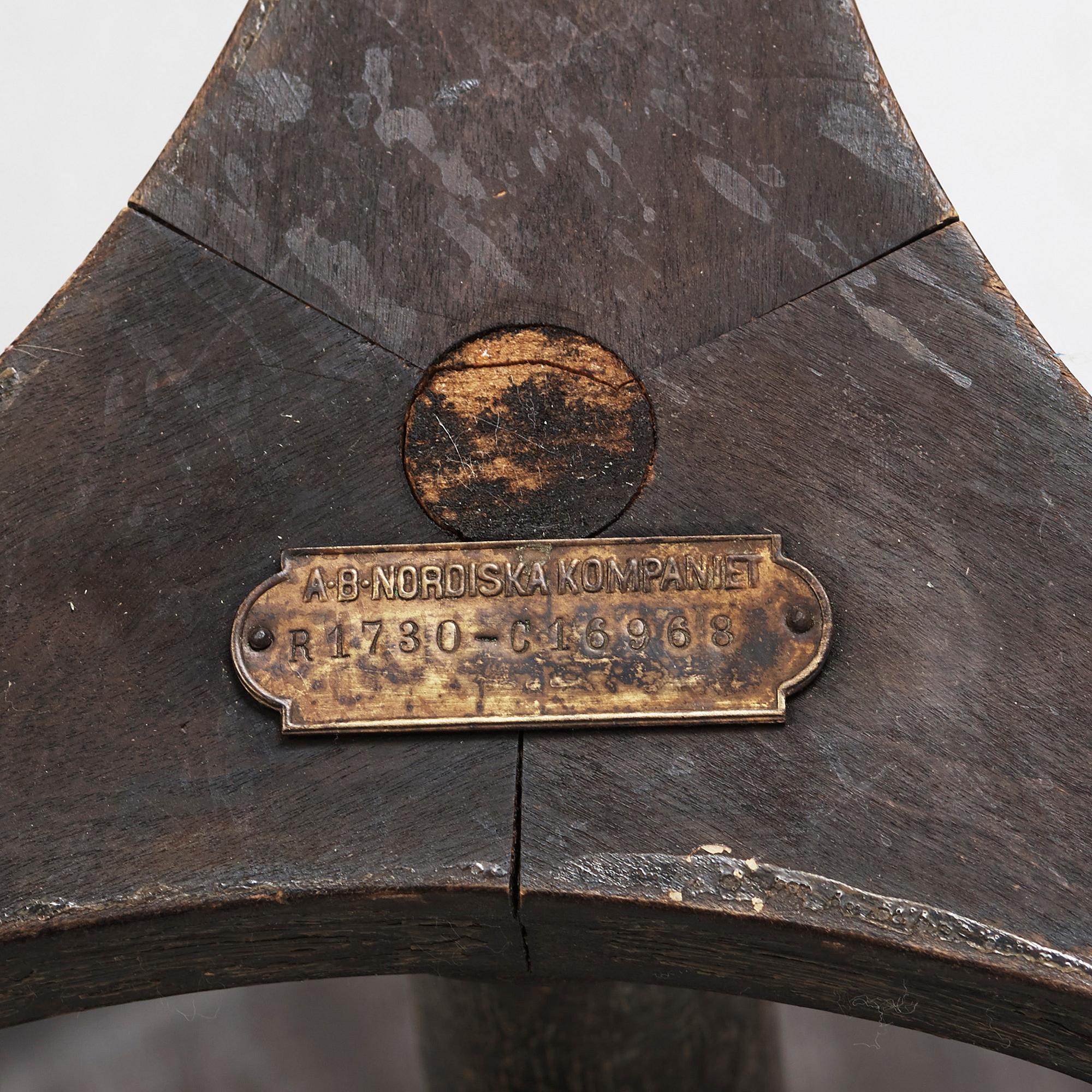 CARL MALMSTEN, bord, Nordiska Kompaniet för Grand Hotel, Stockholm  ca 1925.