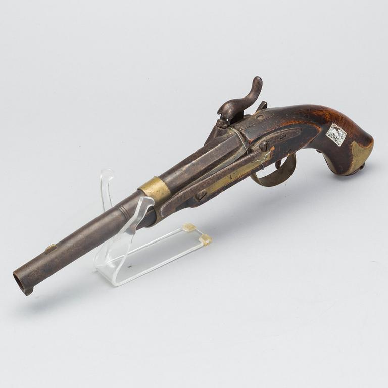 A percussion gun, 19th century,