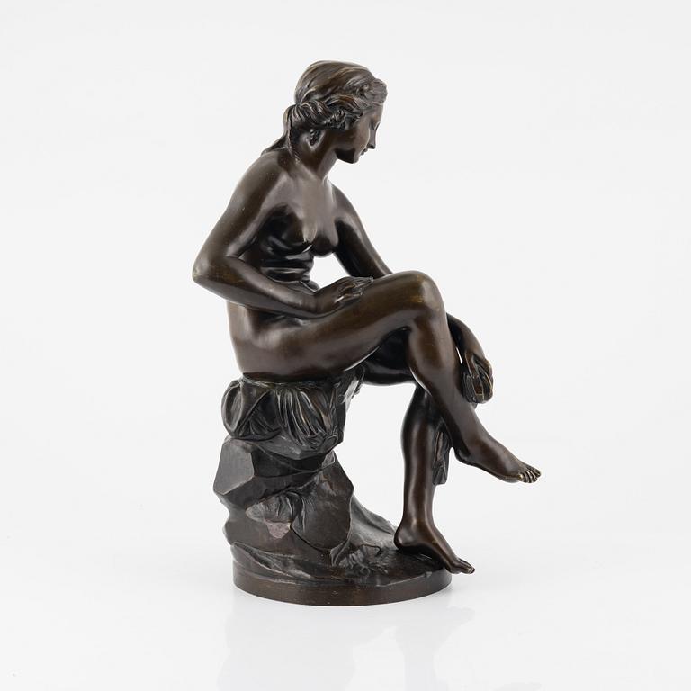 Étienne Maurice Falconet, after. Sculpture. Signed. Bronze, height 49 cm.