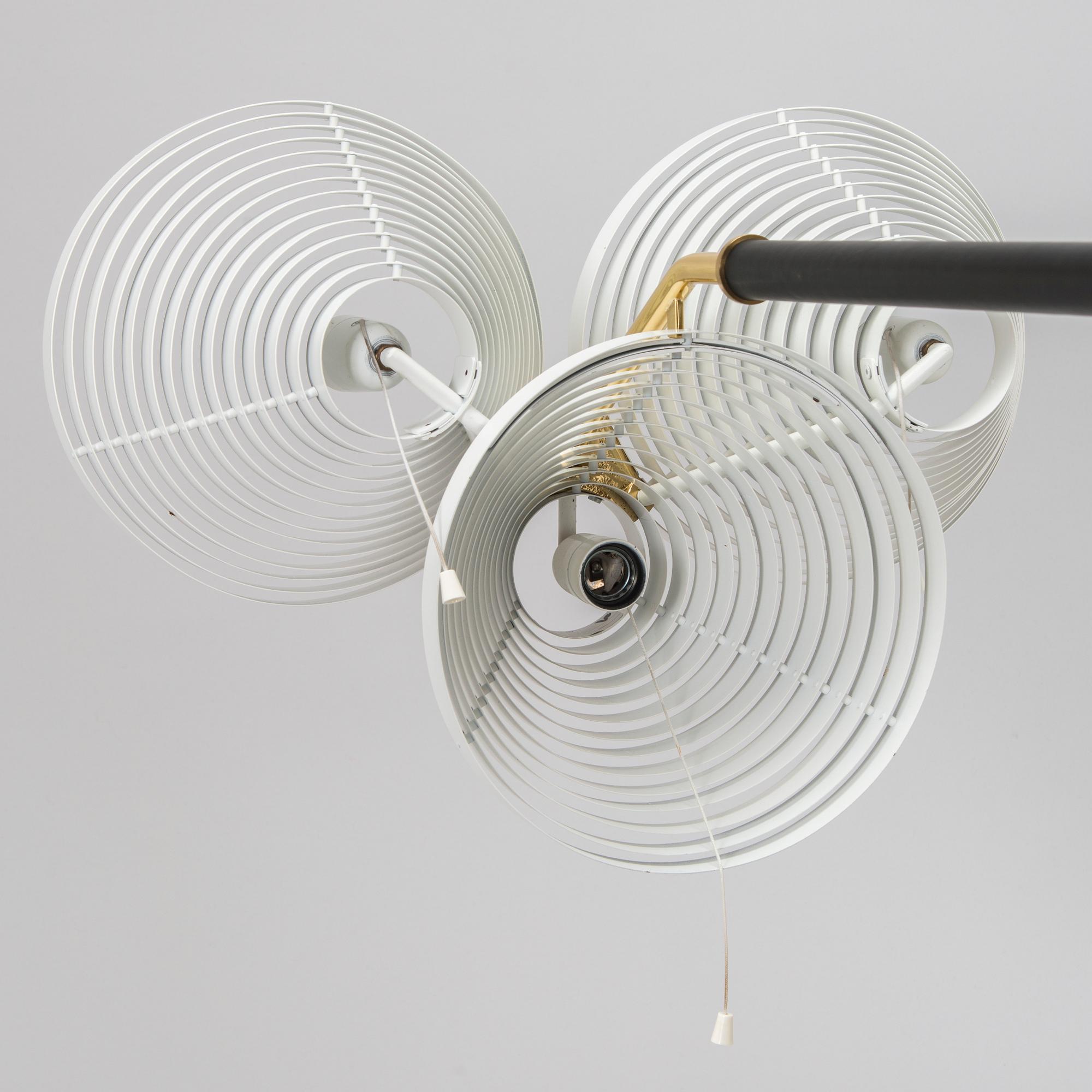 Alvar Aalto, a late 20th century 'A809' floorlamp for Valaisinpaja.