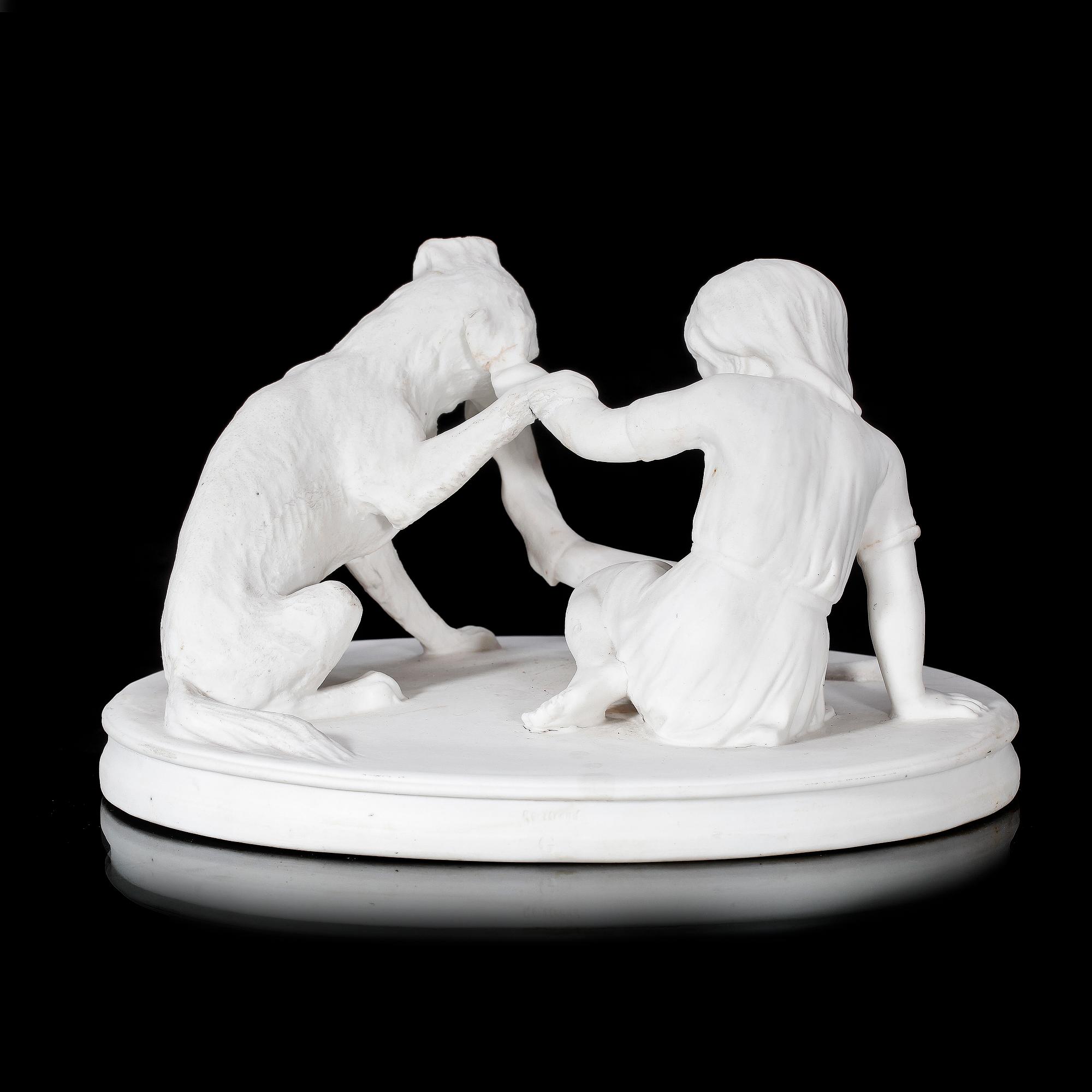 FIGUR, parian, Rörstrand, 1900-talets första hälft.