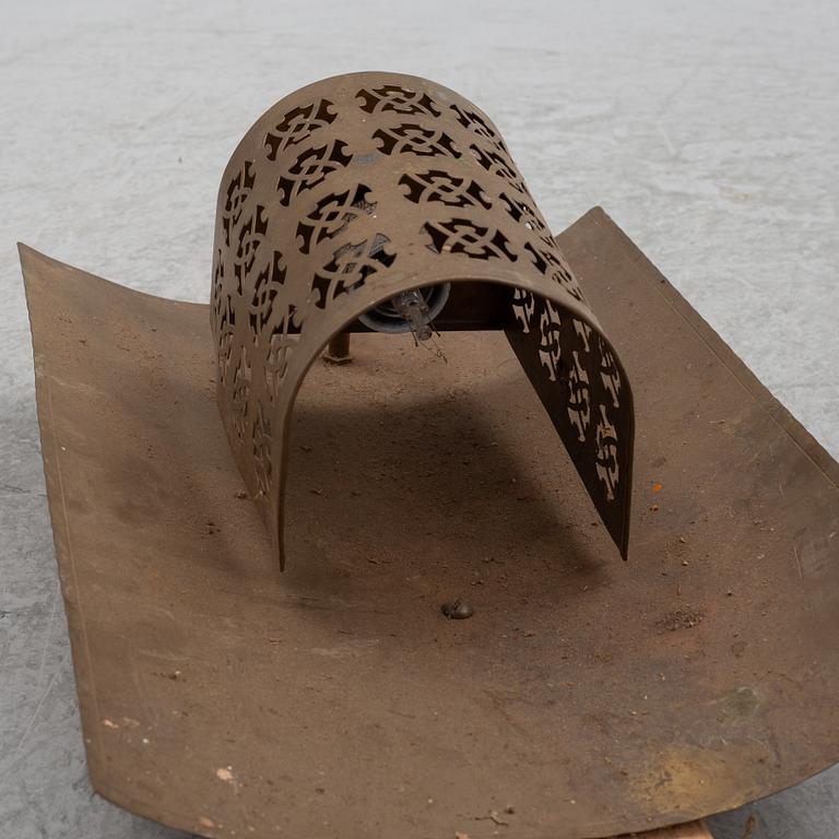 Wall lamps, a pair, mid-20th century.