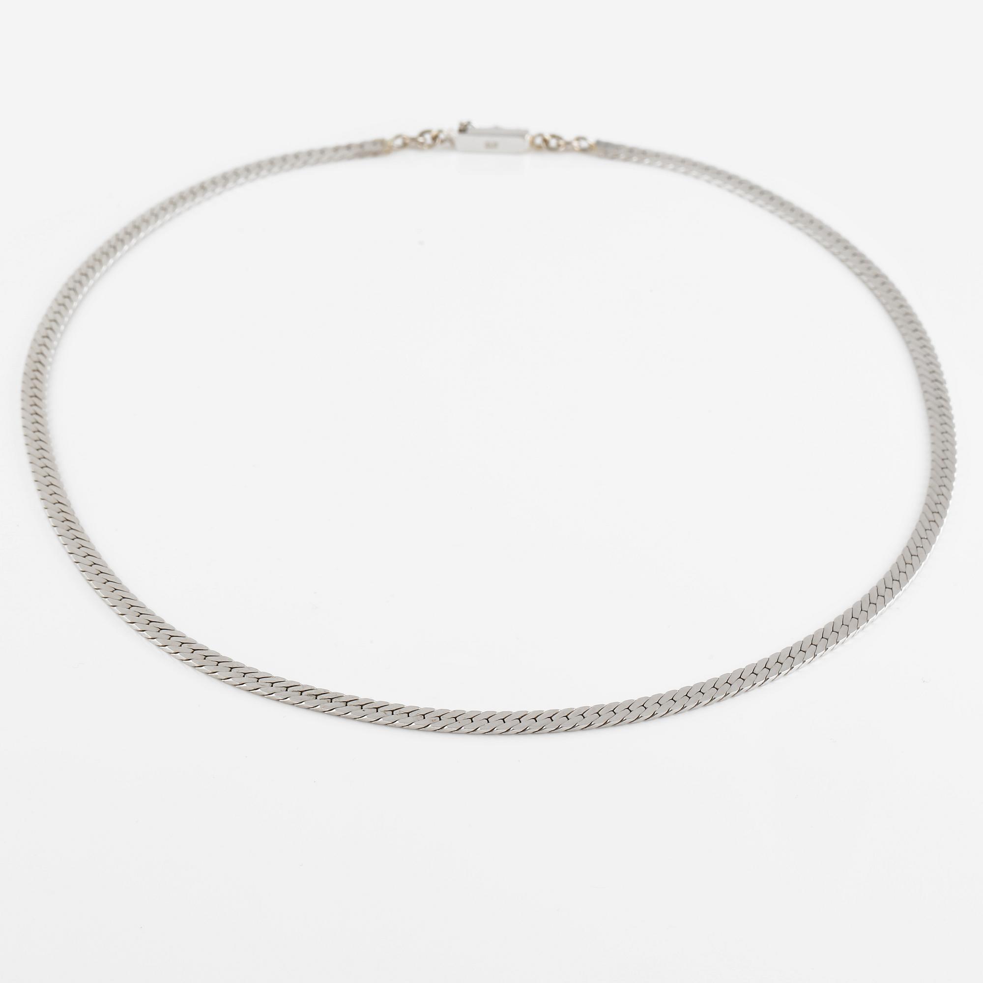 HALSLÄNK, 18K vitguld, importstämplad. Vikt 20,1 gram.