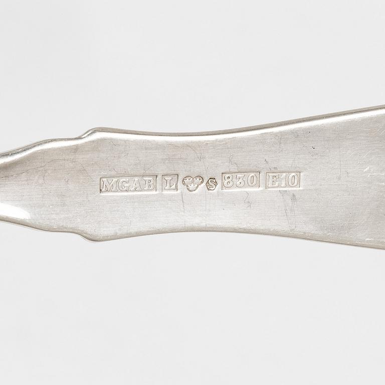 Bestickservis, 85 delar, silver, "Uppsala", MGAB, bla Lidköping 1974.