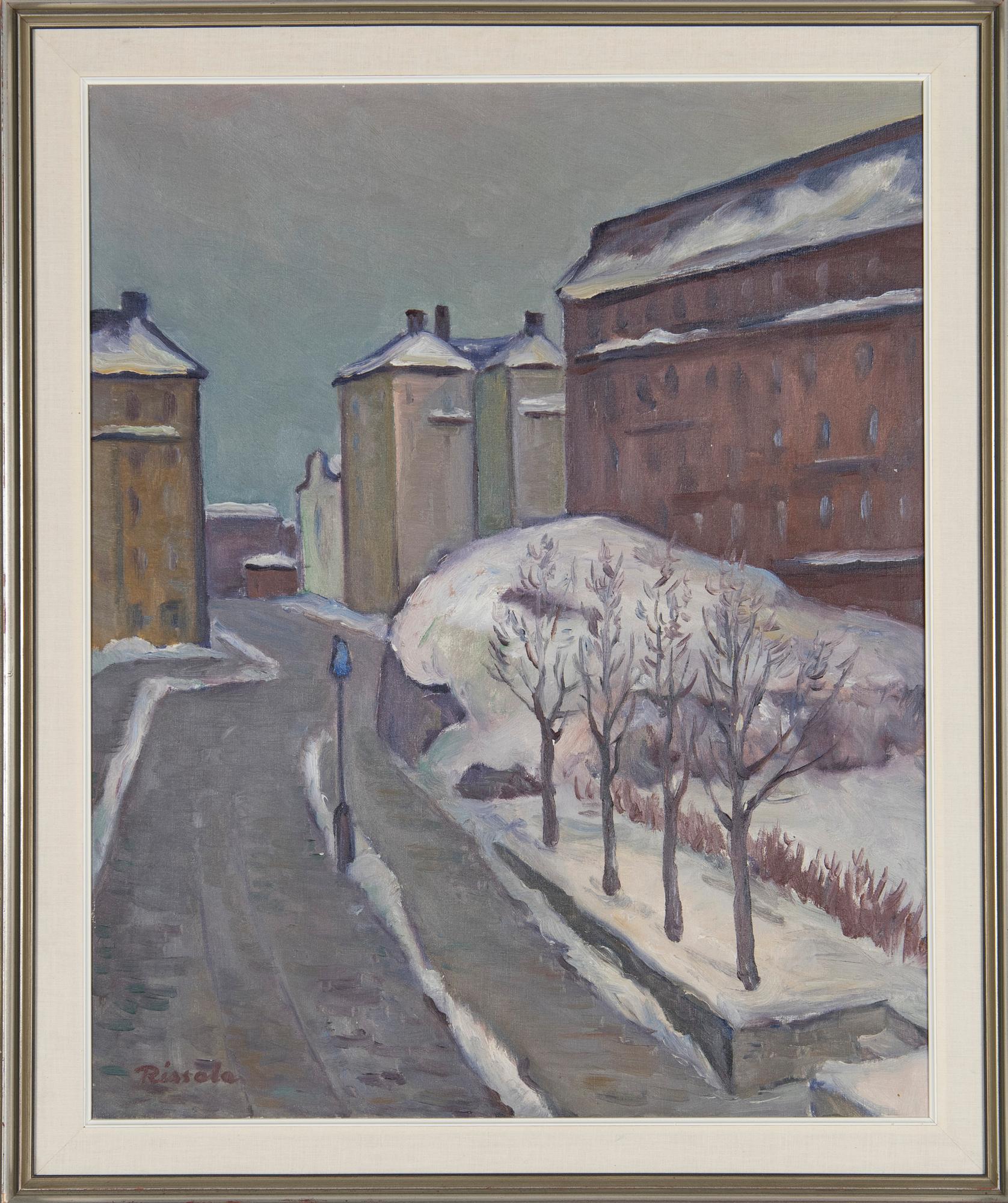 Kaapo Rissala, Vårvinter i Helsingfors, Nervandersgatan.