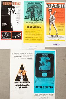 Film posters 5 pcs.