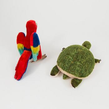 Seventeen Steiff animals Germany 1960s.