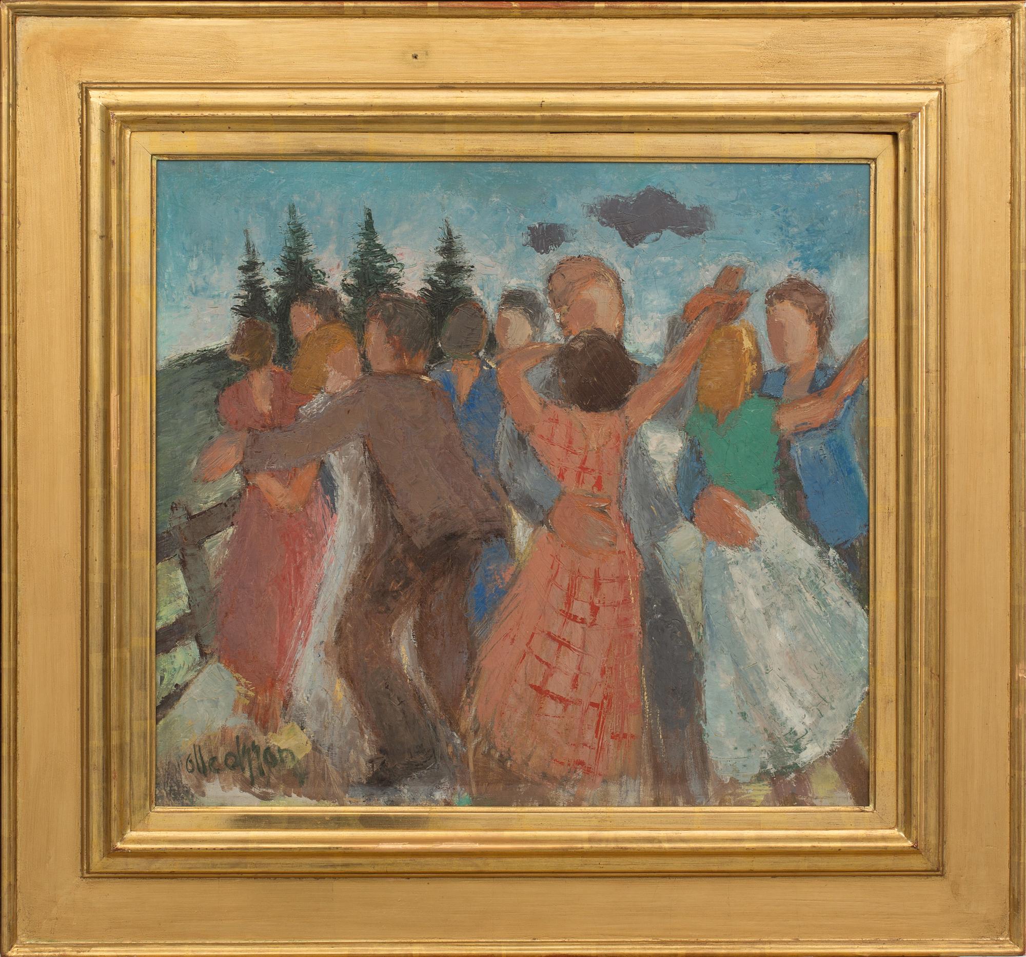 OLLE OLSSON-HAGALUND, oil on canvas, signed,