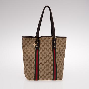 Guccissima Canvas Tote Bag.